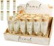 Freshwater pearl necklace in a stopper bottle, in a display of 24 pieces.