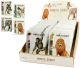 Animal Spirit Makramee-Armbänder mit Tieranhänger auf Karte, Display mit 48 Stück.