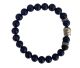 Lapis Lazuli bracelet with Buddha bead. (always fits)