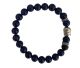 Bracelet Lapis Lazuli avec perle de Bouddha. (s'adapte toujours)