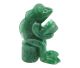 Gemstone frog 110mm hand-carved from various types of gemstone. are supplied assorted.