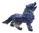 Gemstone Wolf 145mm hand-carved from various types of gemstone. are supplied assorted.