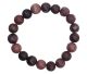 Ball bracelet 10mm made of Rhodonite from Australia.