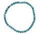 Ball bracelet 4mm made of treated Turquoise from the U.S.A.