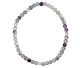 Bracelet boule 4mm en Fluorite de Chine.