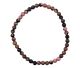 Ball bracelet 4mm made of Rhodonite from Australia.