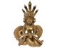 Naga Kanya beeld (brons) in uitvoering zoals op foto 23 cm hoog.