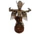 Statue Garuda (bronze) en version marron comme sur photo, hauteur 21 cm.