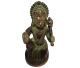 Statue de Hanuman (bronze) en exécution comme le montre la photo, 13 cm de haut.