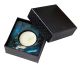 Labradorite tealight holder in beautiful gift box. 6.5x6.5x4 cm and for normal tealight of 40 mm.