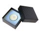 Photophore en opaline dans un joli coffret cadeau. Dimensions : 6,5 x 6,5 x 4 cm (pour bougie chauffe-plat standard de 40 mm). (Fabriqué à la main)