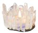 Angel aura-waxinelichthouder 10 cm, schitterend en vol van fonkelingen.