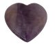 Coeur améthyste 25mm de Bolivie, beau coeur entièrement découpé à la main.