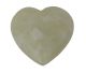25mm Jade heart from China, heart that is cut entirely by hand.