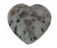 25mm Kiwi Jaspis (Amazonit, Turmalin & Bergkristall) schönes Herz, das komplett von Hand geschnitten