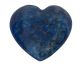 Coeur en lapis lazuli de 25 mm d'Afghanistan, coeur entièrement découpé à la main.