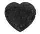 25mm Lava stone heart from Italy beautiful heart that is cut entirely by hand.