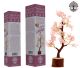 Arbre de vie en quartz rose avec 300 pierres précieuses dans un bel emballage cadeau.