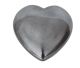 Coeur en hématite du Maroc 30mm, coeur entièrement découpé à la main.