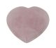 Coeur 30mm en quartz rose de Madagascar, beau coeur qui a été entièrement taillé à la main.