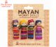 4 different worry dolls on blister (From the Mayan people with love)