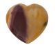 40mm Mookaite Herz XL aus Australien, schönes Herz, das komplett von Hand geschnitten wird.