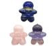 Gemstone Gingerbread men 40mm hand-carved from various types of gemstone. are supplied assorted.