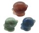 Singes de pierres précieuses de 40 mm sculptés à la main à partir de différents types de pierres précieuses. sont fournis assortis.