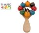 Rattle of bamboo and seed hulls Indonesia