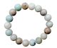 Ball bracelet 10mm made of Amazonite from China.