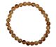 Ball bracelet 6mm made of natural citrine from Brazil.