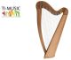 Irische Harfe in Reisetasche  TOPMODEL