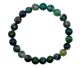 Ball bracelet 8mm made of Moss agate from India.