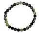 Ball bracelet 6mm made of Moss agate from India.