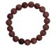 Ball bracelet 10mm from Man-made Goldstone red from Italy.
