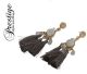 Prestige earrings with Angelaura and rock crystal