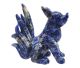 Gemstone fox 90mm hand-carved from various types of gemstone. are supplied assorted.