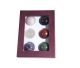 6 Gemstone Spheres 40mm 