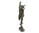 190 cmStatue en bronze debout de  Mercurius , le dieu du bonheur du Commerce et de la Bourse.