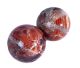 Jasper breccia spheres from Zimbabwe