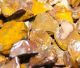 Yellow Jasper with Mookaite pieces from Meekatharra Australia