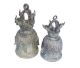 Temple bells from northern Thailand in bronze