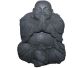 Lava Steine, Dickbauch Buddha, etwa 40-50 cm. Hoch