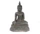 Sitting Buddha made of bronze in Thailand