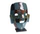 Maya mask topped with genuine gemstones.