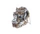 Replica Apen schedel met zilverbeslag en skull versierselen.