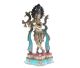 Krishna inlaid with precious stones about 25/35 cm