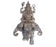 Ganesha beeld op olifanten in brons uit Thailand.