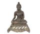 Bronzen boeddha met art-deco sokkel
