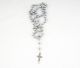 Rosary with beautiful gray imitation pearl